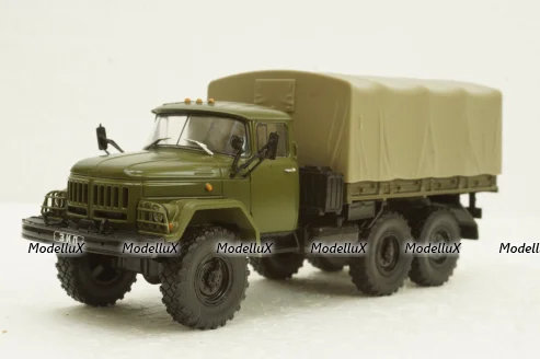 Зил-131 бортовой с тентом, Автолегенды СССР, Грузовики №15 1:43