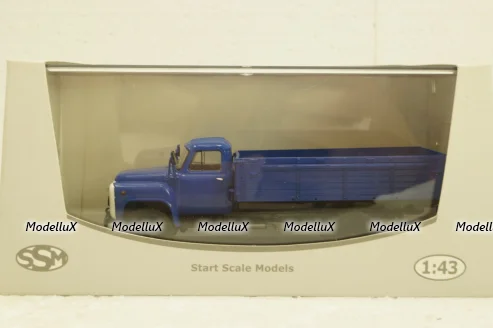 Газ-53А, бортовой, синий, SSM1338, SSM 1:43
