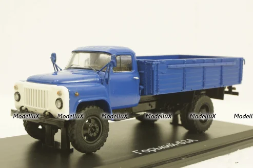 Газ-53А, бортовой, синий, SSM1338, SSM 1:43