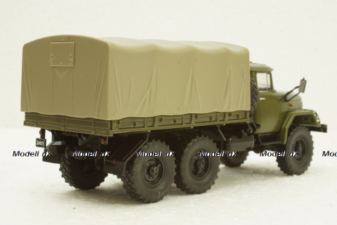 Зил-131 бортовой с тентом, Автолегенды СССР, Грузовики №15 1:43