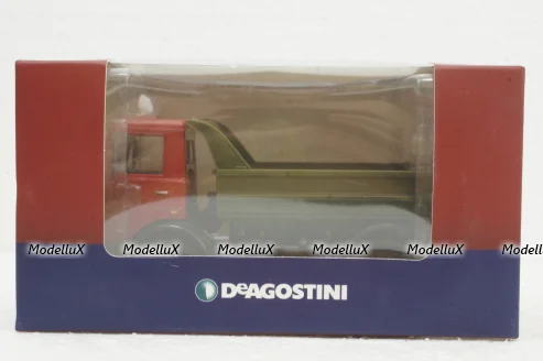 Маз-5551 самосвал, красн/зел, Автолегенды СССР №31, Грузовики, 1:43