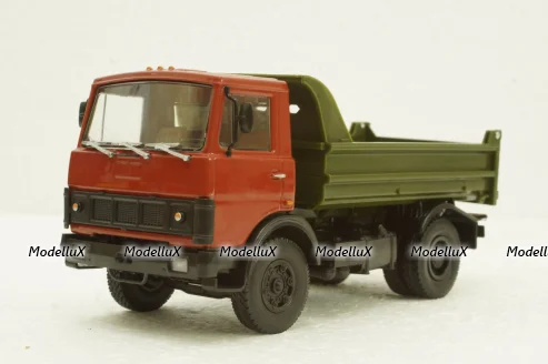 Маз-5551 самосвал, красн/зел, Автолегенды СССР №31, Грузовики, 1:43