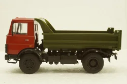 Маз-5551 самосвал, красн/зел, Автолегенды СССР №31, Грузовики, 1:43