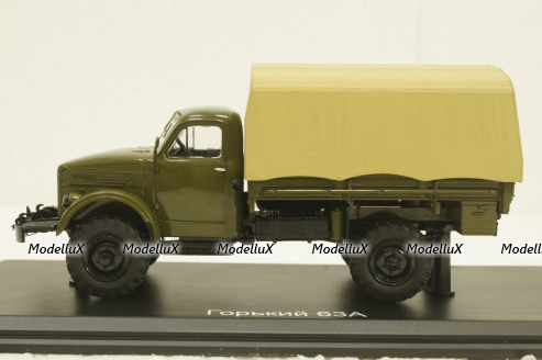 Газ-63А с лебедкой тентом, SSM1435, SSM 1:43