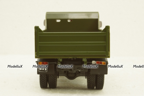 Маз-5551 самосвал, красн/зел, Автолегенды СССР №31, Грузовики, 1:43