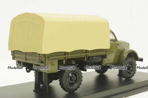 Газ-63А с лебедкой тентом, SSM1435, SSM 1:43