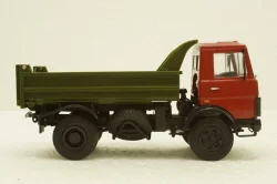 Маз-5551 самосвал, красн/зел, Автолегенды СССР №31, Грузовики, 1:43