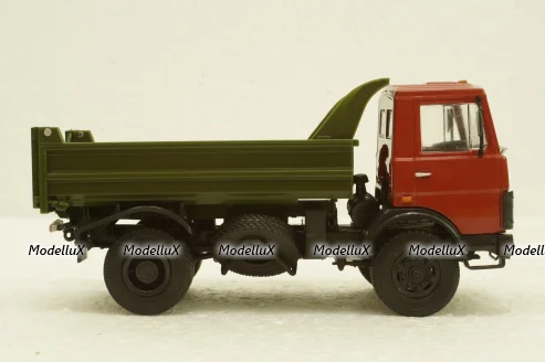Маз-5551 самосвал, красн/зел, Автолегенды СССР №31, Грузовики, 1:43