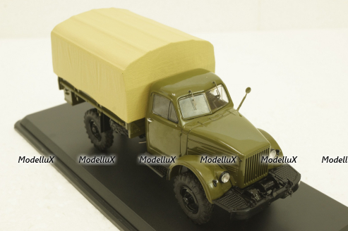Газ-63А с лебедкой тентом, SSM1435, SSM 1:43