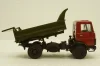 Маз-5551 самосвал, красн/зел, Автолегенды СССР №31, Грузовики, 1:43