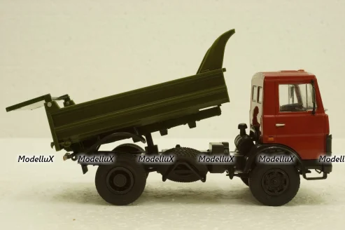 Маз-5551 самосвал, красн/зел, Автолегенды СССР №31, Грузовики, 1:43