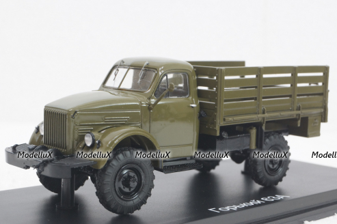 Газ-63А с лебедкой тентом, SSM1435, SSM 1:43