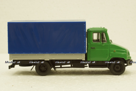 Зил-5301БО Бычок бортовой с тент, Автолегенды СССР, Грузовики, 1:43