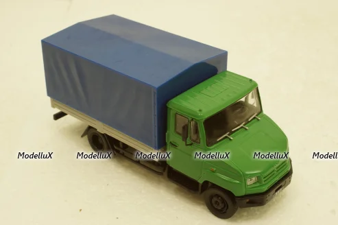Зил-5301БО Бычок бортовой с тент, Автолегенды СССР, Грузовики, 1:43