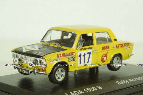 Ваз-2103 Lada 1500 №117 Rally Akropolis 1976, FOX029, Fox 1:43 Раритет!