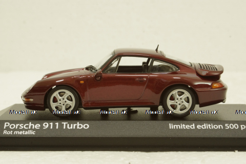 Porsche 911 (993) Turbo(1995), red, 943069206, Maxichamps 1:43