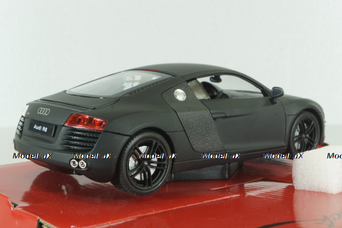 Audi R8 V10 Coupe matt-black, WEL22493, Welly 1:24