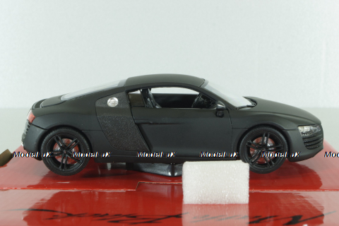 Audi R8 V10 Coupe matt-black, WEL22493, Welly 1:24