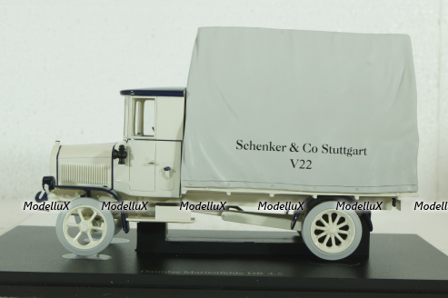 Daimler Marienfelde" Schenker" with canvas, 11019-2, AutoCult 1:43