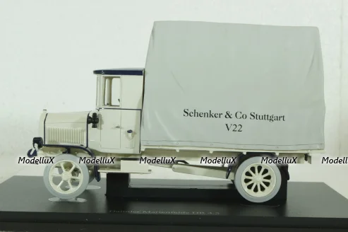Daimler Marienfelde" Schenker" with canvas, 11019-2, AutoCult 1:43