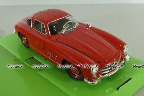 Mercedes 300SL (W198) 1954, red, 24064, Welly 1:24