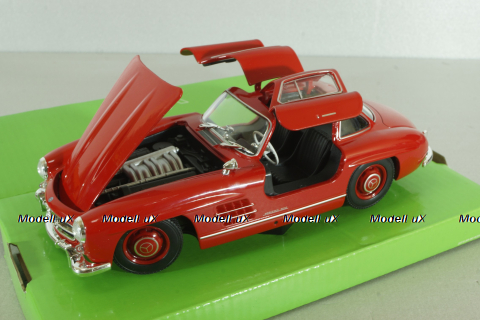 Mercedes 300SL (W198) 1954, red, 24064, Welly 1:24