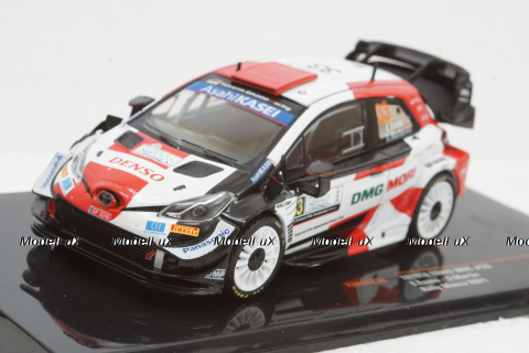 Toyota Yaris WRC, No.33, DMG MORI, WRC, Rally Monza,E.Evans/S.Martin, 2021, IXO 1:43