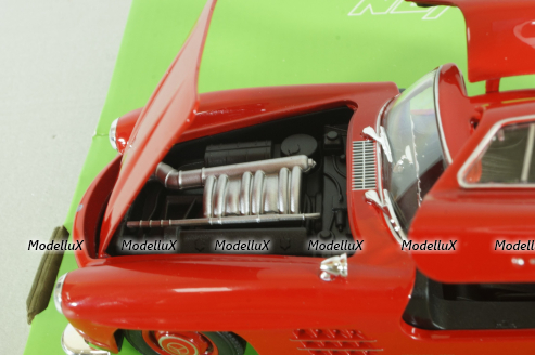 Mercedes 300SL (W198) 1954, red, 24064, Welly 1:24