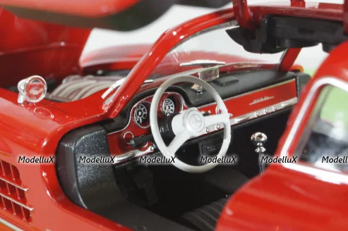 Mercedes 300SL (W198) 1954, red, 24064, Welly 1:24