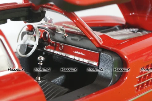 Mercedes 300SL (W198) 1954, red, 24064, Welly 1:24