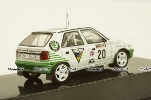 Skoda Felicia Kit Car, No.20, RAC Rally, S.Blomqvist/B.Melander, 1995, RAC363, IXO 1:43