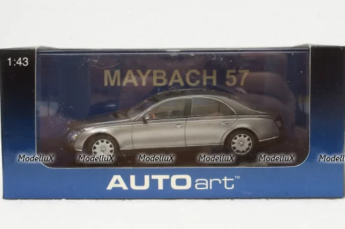 Maybach 57 SWB 2003 grey, 56153, Auto Art 1:43