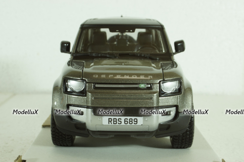 Land Rover New Defender 110, 2020, grey, BU21101S, Bburago 1:24