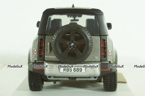 Land Rover New Defender 110, 2020, grey, BU21101S, Bburago 1:24