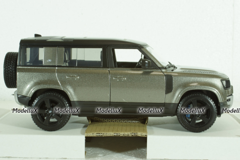 Land Rover New Defender 110, 2020, grey, BU21101S, Bburago 1:24