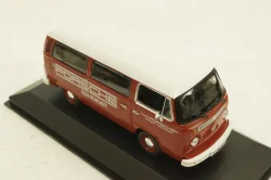 Volkswagen T2 bus, Porsche Renndienst 1972 red, 943053004, Minichamps 1:43