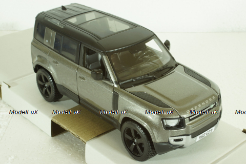 Land Rover New Defender 110, 2020, grey, BU21101S, Bburago 1:24