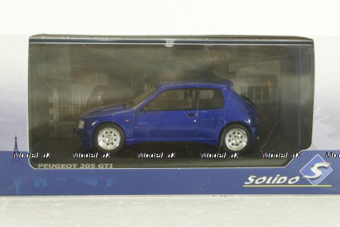 Peugeot 205 GTI Dimma Body Kit 1988,  Blue, 4310803, Solido 1:43