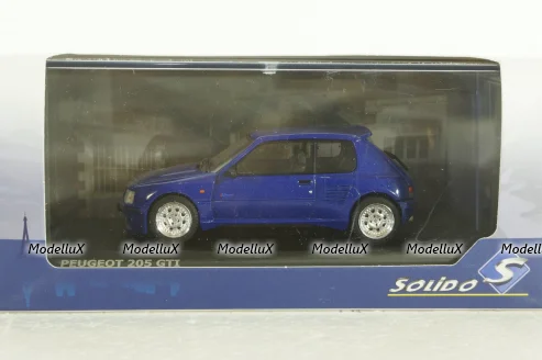Peugeot 205 GTI Dimma Body Kit 1988,  Blue, 4310803, Solido 1:43