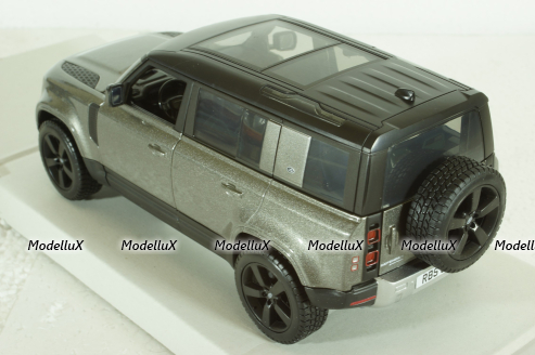 Land Rover New Defender 110, 2020, grey, BU21101S, Bburago 1:24