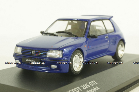 Peugeot 205 GTI Dimma Body Kit 1988,  Blue, 4310803, Solido 1:43