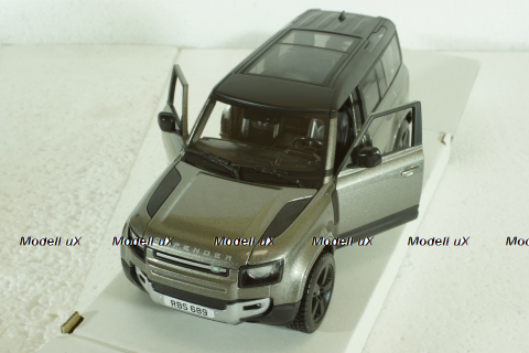 Land Rover New Defender 110, 2020, grey, BU21101S, Bburago 1:24
