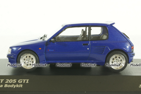 Peugeot 205 GTI Dimma Body Kit 1988,  Blue, 4310803, Solido 1:43