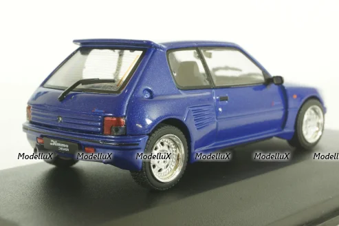 Peugeot 205 GTI Dimma Body Kit 1988,  Blue, 4310803, Solido 1:43