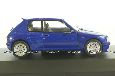 Peugeot 205 GTI Dimma Body Kit 1988,  Blue, 4310803, Solido 1:43