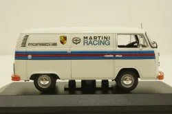 Volkswagen T2 Delivery Van, Porsche Renndienst Martini design, 943053065, Minichamps 1:43