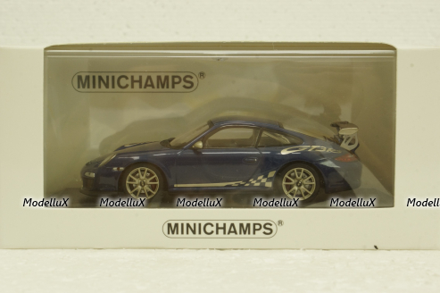 Porsche 911 (997 II) GT3 RS 3.8 blue, 403069114,  Minichamps 1:43