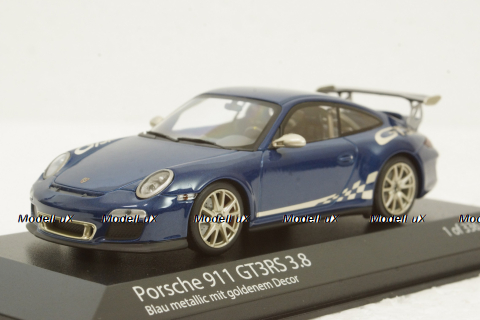 Porsche 911 (997 II) GT3 RS 3.8 blue, 403069114,  Minichamps 1:43
