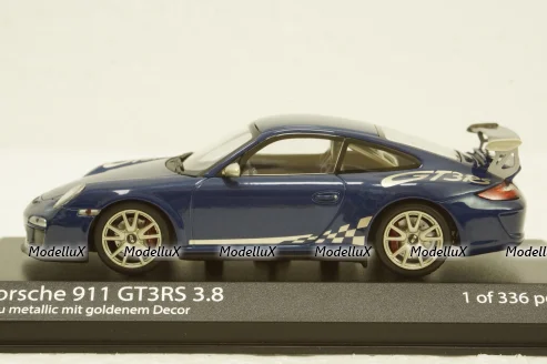 Porsche 911 (997 II) GT3 RS 3.8 blue, 403069114,  Minichamps 1:43