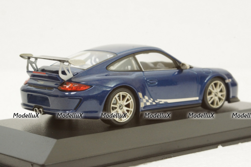 Porsche 911 (997 II) GT3 RS 3.8 blue, 403069114,  Minichamps 1:43